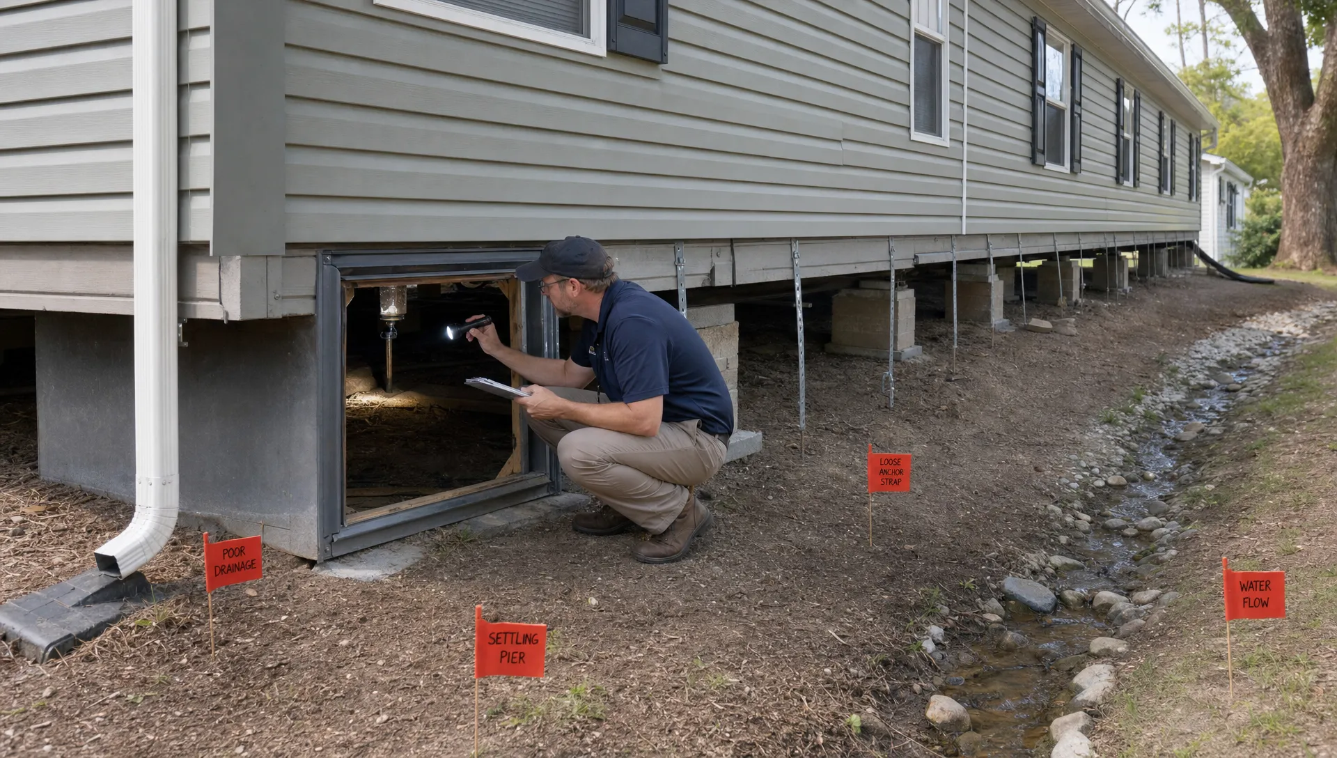 Mobile Home Foundation Inspection Checklist for Buyers - Main Image